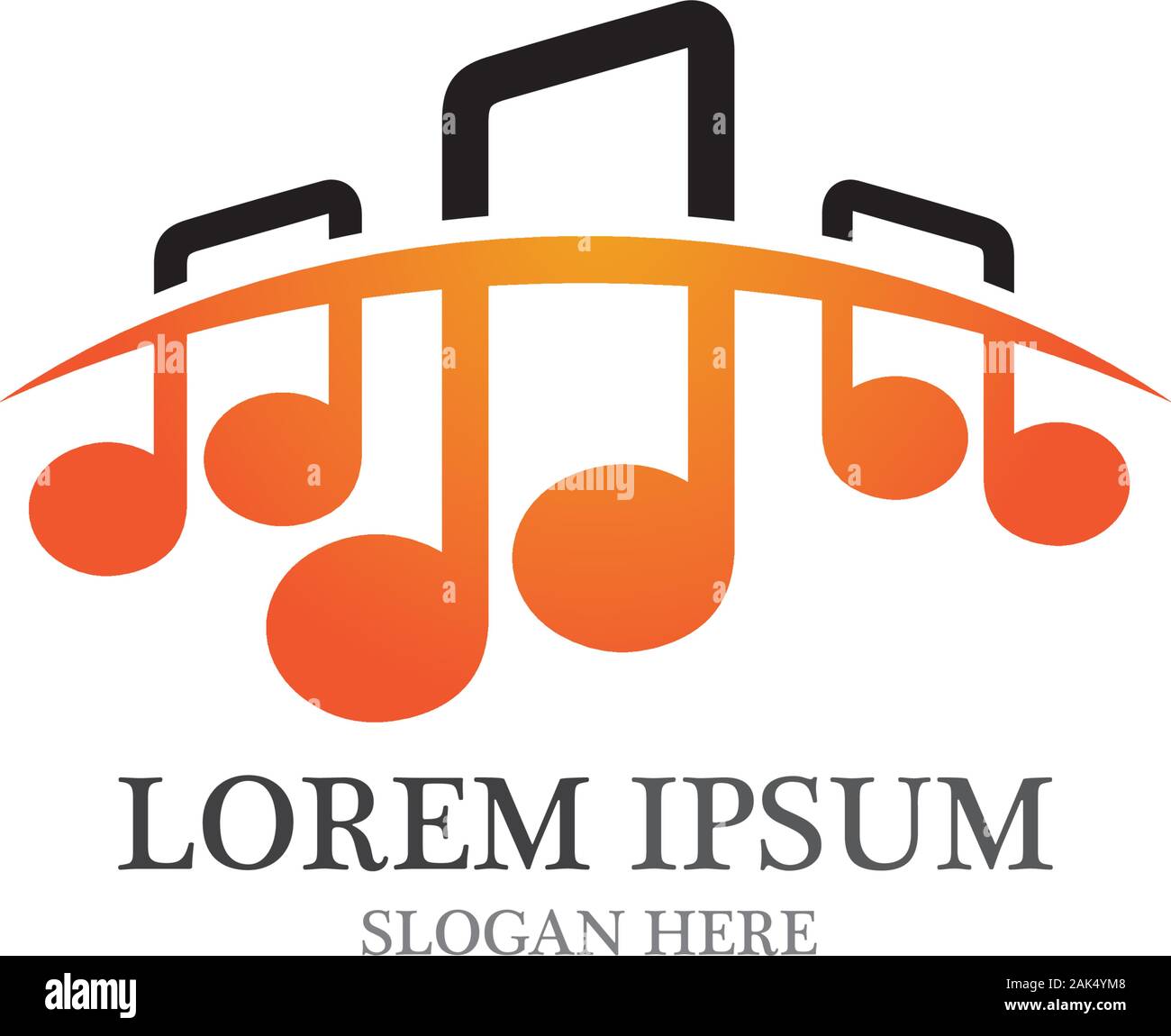 Music note Icon Vector illustration EPS10 Stock Vector Image & Art - Alamy