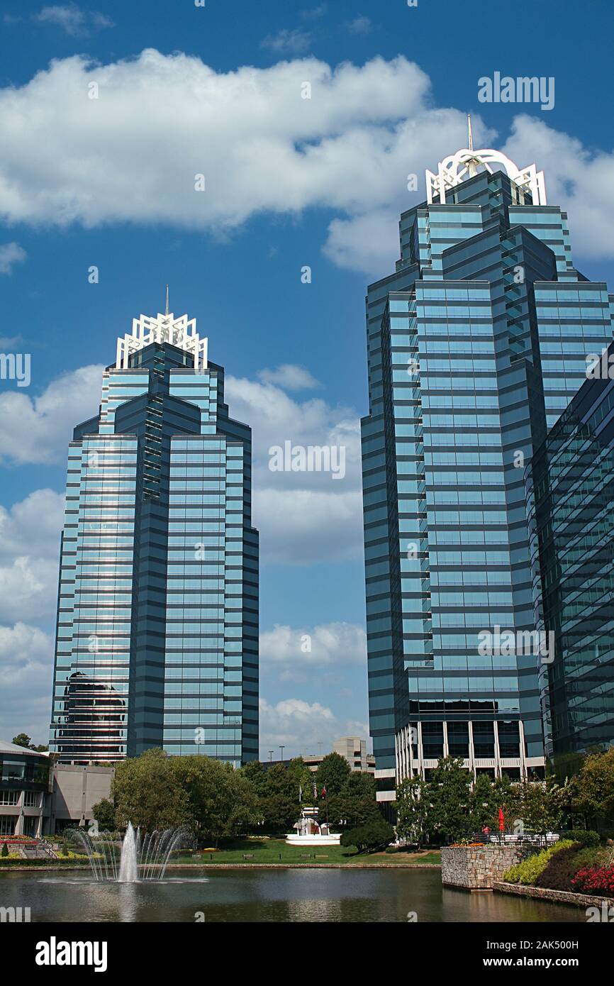 King and Queen Buildings by Lake Stock Photo Alamy