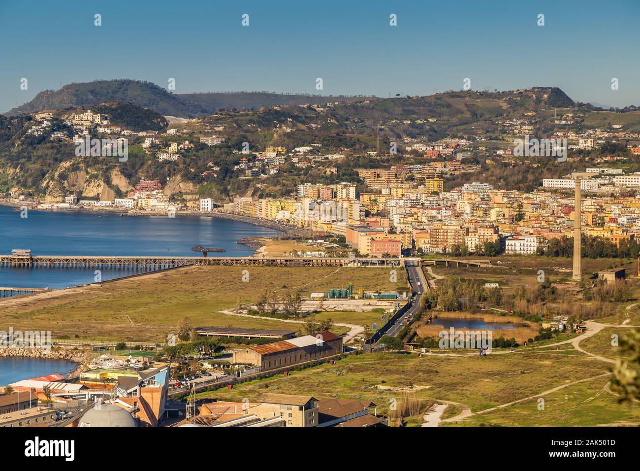 breathtaking view of the gulf of Naples in Italy Stock Photo - Alamy