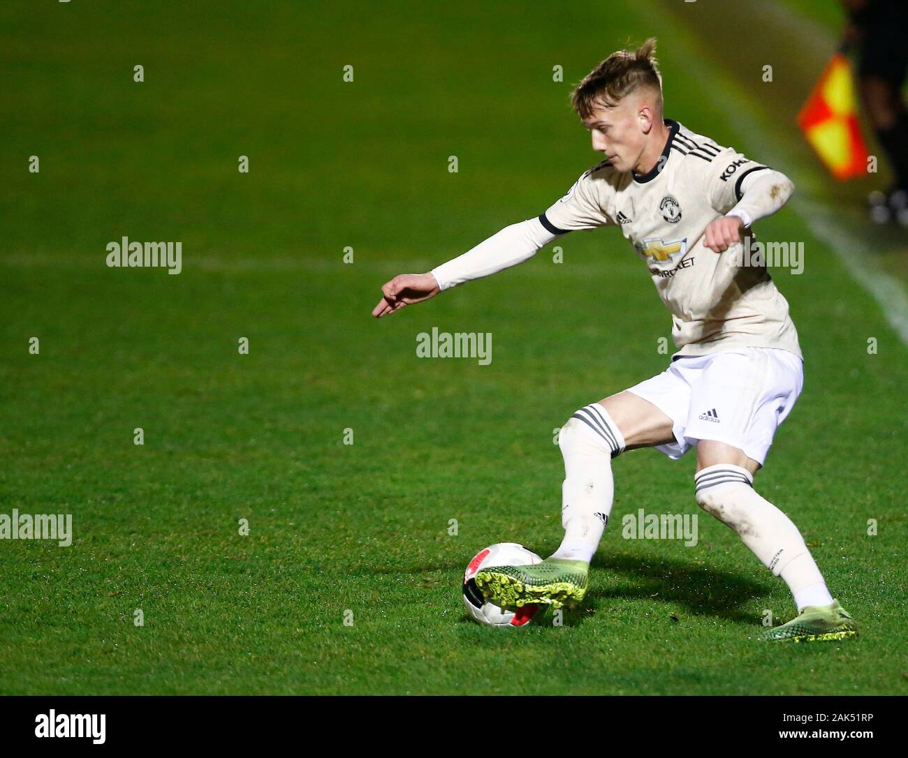 London England January 06 Ethan Galbraith Of Manchester United In Action During Premier League 2 Match Between West Ham United And Manchester Uni Stock Photo Alamy