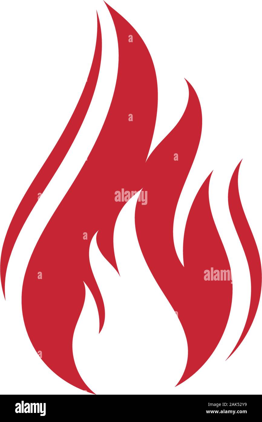 Fire flame Logo Template vector icon Oil, gas and energy logo concept ...