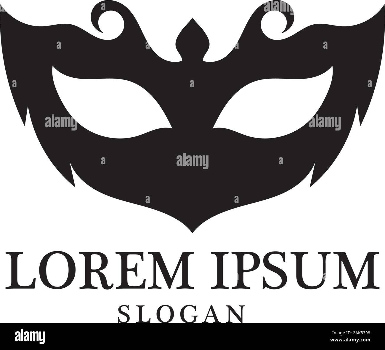 Masquerade Carnival Mask Icon and symbol vector Stock Vector Image ...