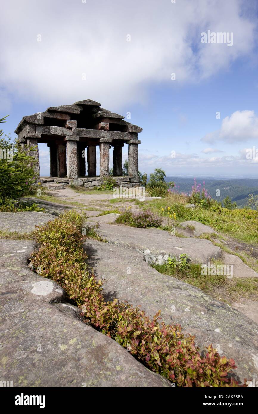 Tempel auf dem Plateau des Col du Donon, Elsass    *** Local Caption *** Auswahl Dina Stahn für Baedeker 'Elsass' | usage worldwide Stock Photo