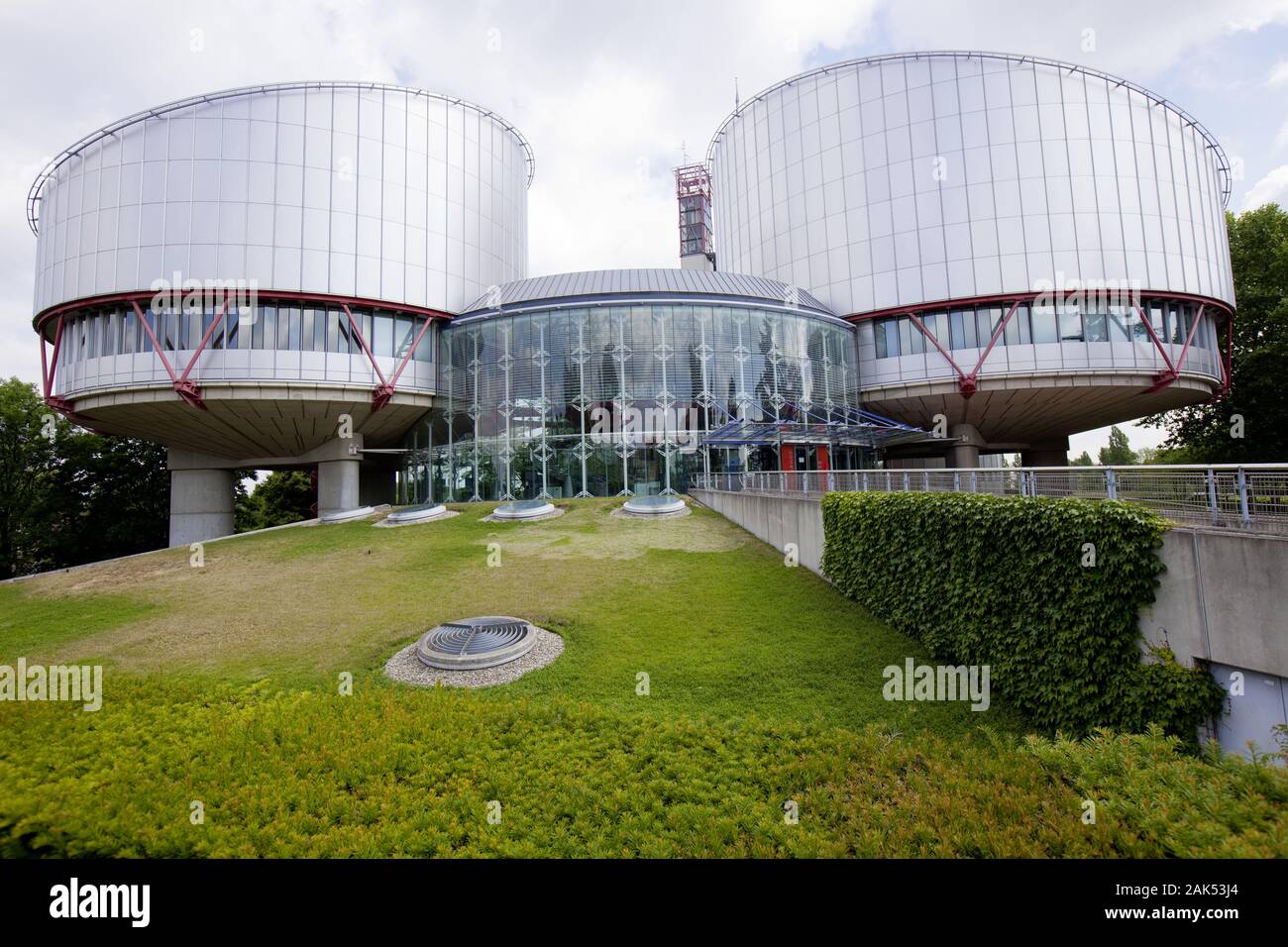 Straßburg: Europaeischer Gerichtshof fuer Menschenrechte, Elsass | usage worldwide Stock Photo