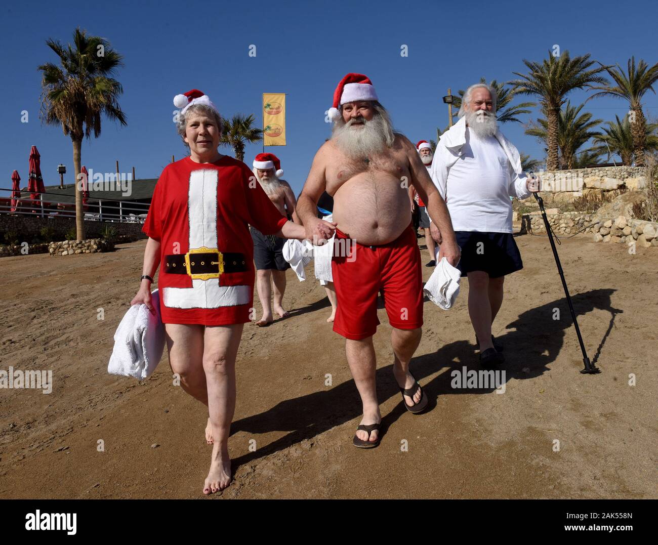 mens santa bathing suit