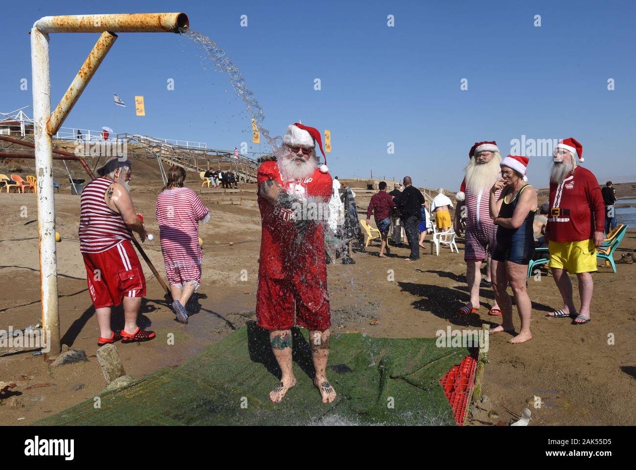 mens santa bathing suit