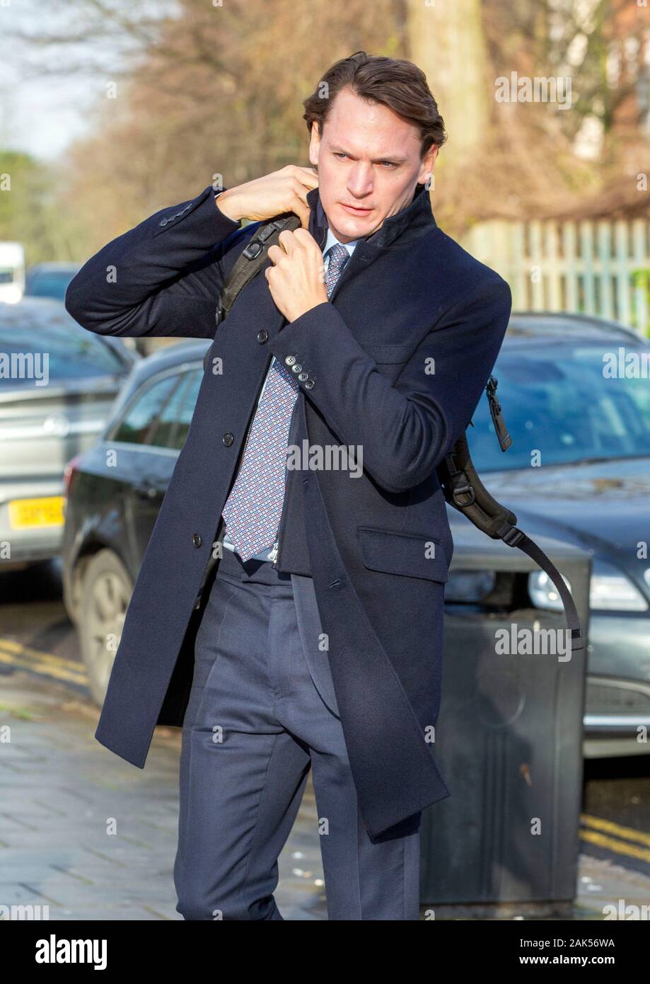 William Clegg arrives at Isleworth Crown Court, west London, where he