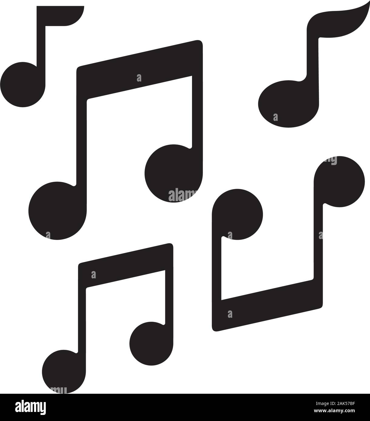 Music note Icon Vector illustration EPS10 Stock Vector Image & Art - Alamy