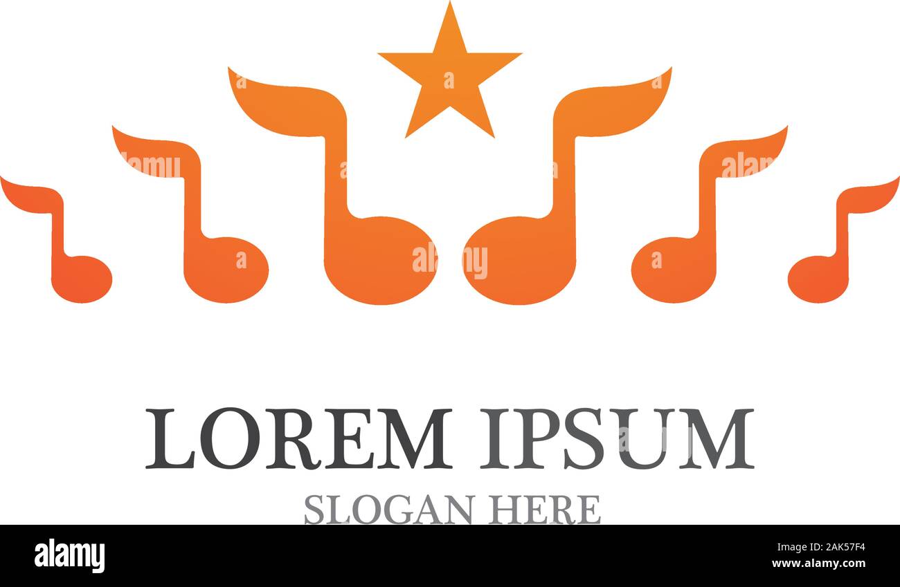 Music note Icon Vector illustration EPS10 Stock Vector Image & Art - Alamy