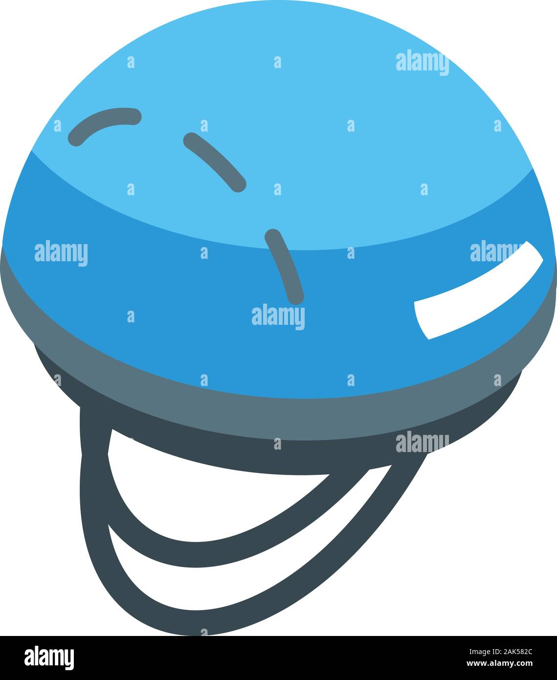 Hiking helmet icon, isometric style Stock Vector