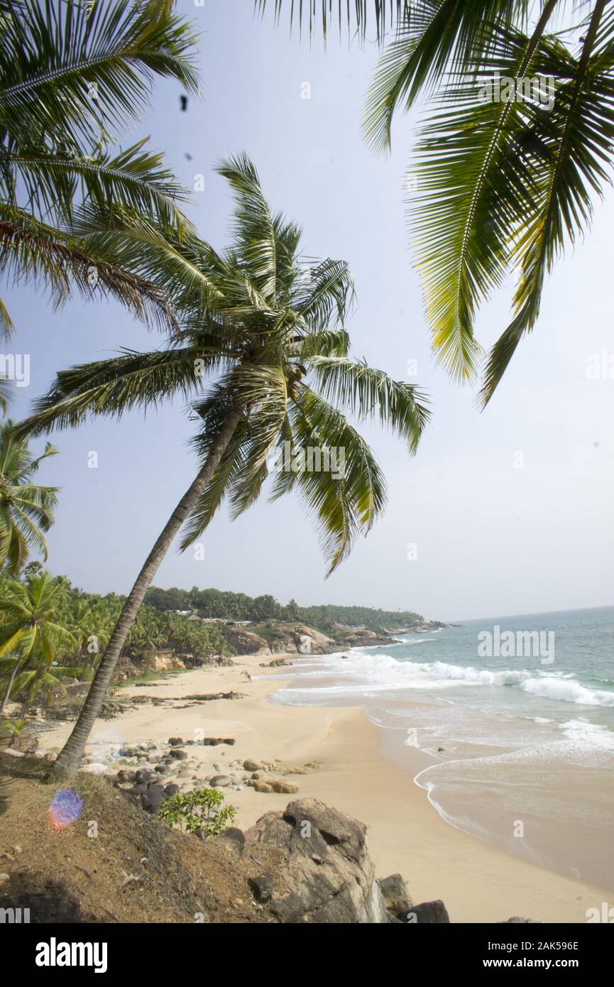 Soft Wave Lapped The Sandy Beach Summer Background Stock Photo