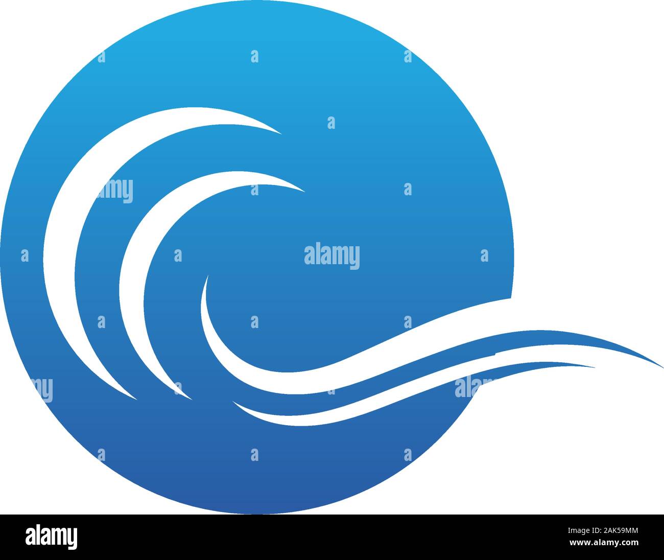 Water wave icon vector illustration design logo Stock Vector Image ...
