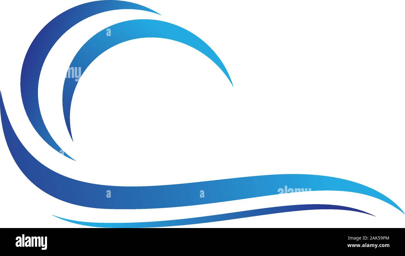 Water wave icon vector illustration design logo Stock Vector Image ...