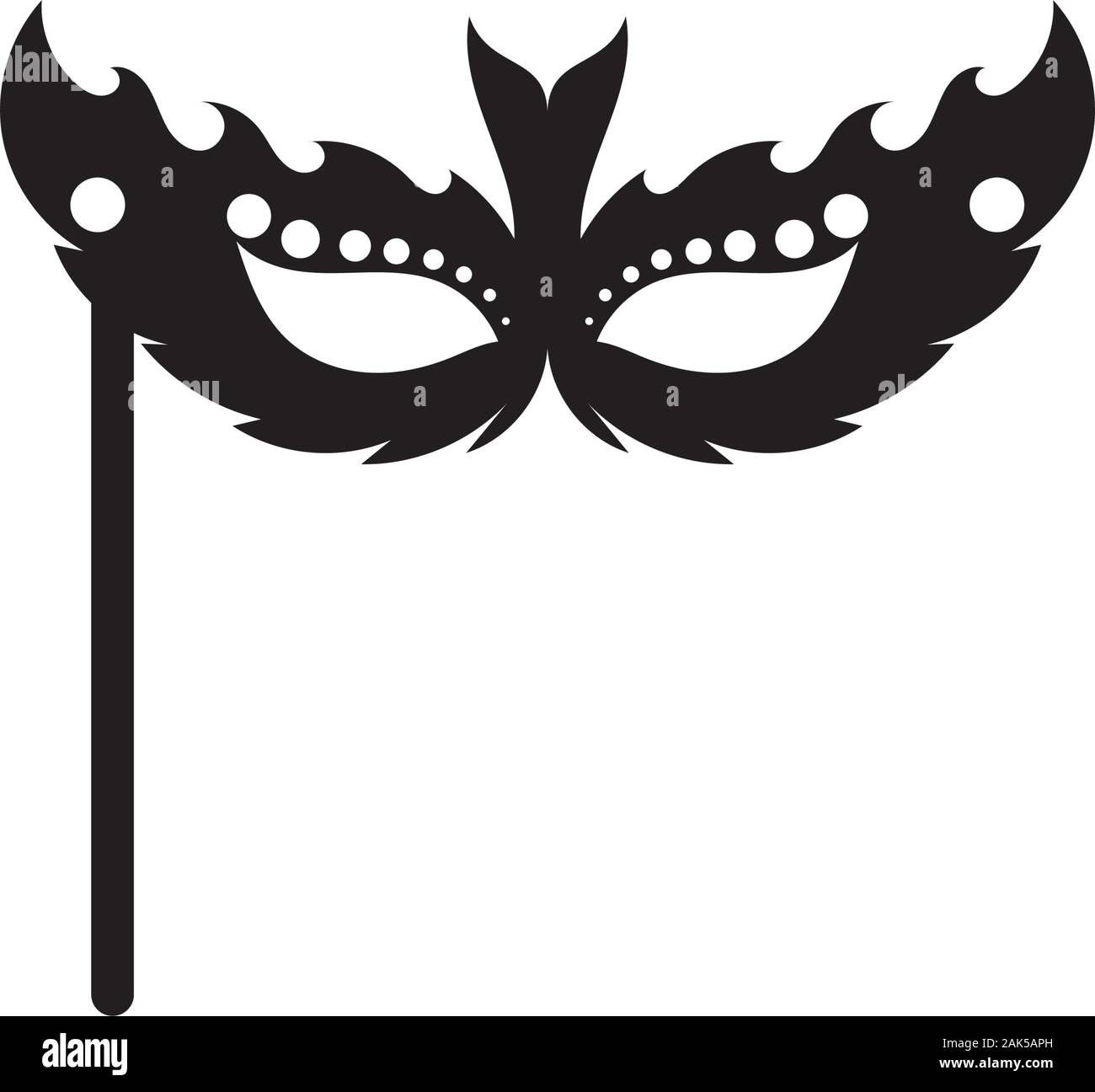 Masquerade Mask Icon and symbol vector Stock Vector Image & Art - Alamy