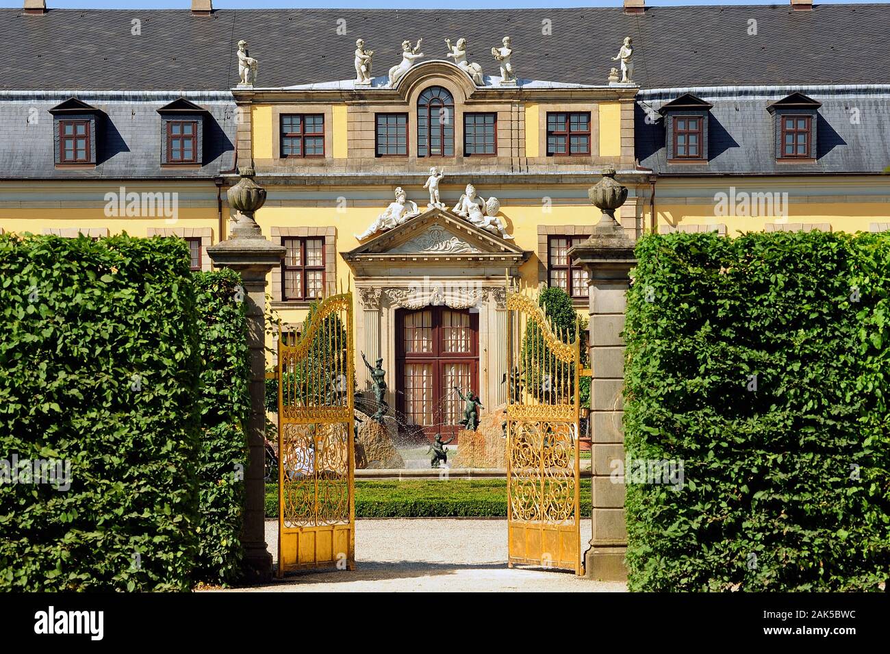 Herrenhaeuser Gaerten Goldenes Tor zum Großen Garten mit