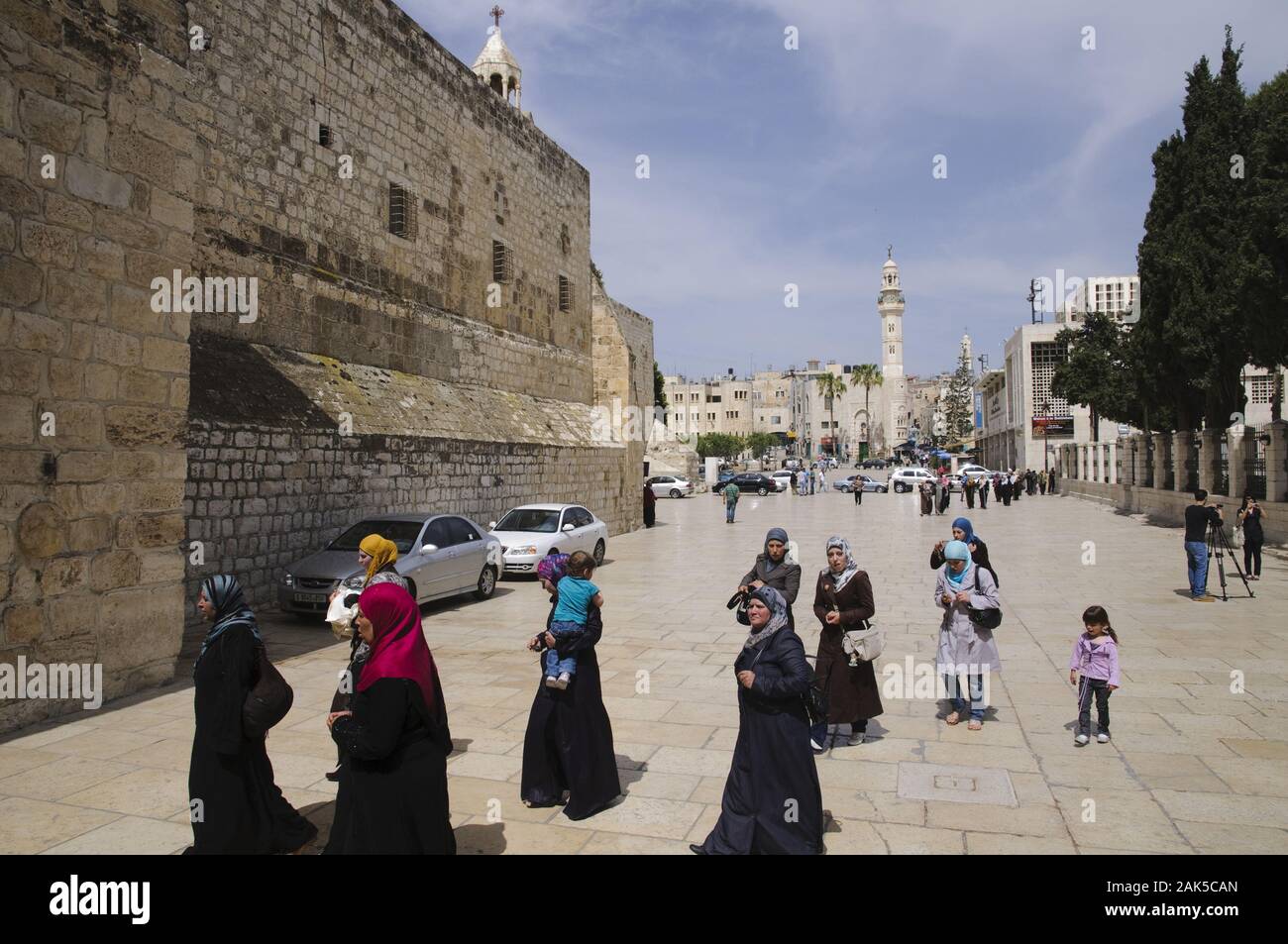 Bethlehem Geburtskirche am Manger Square, Israel usage worldwide