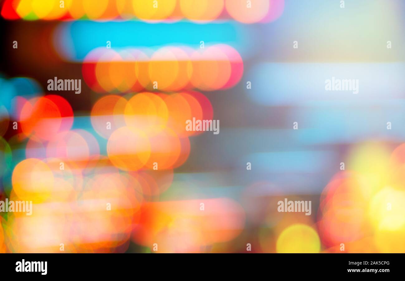 Abstact lights bokeh background Stock Photo