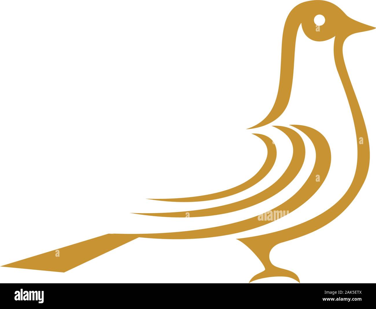 Bird Dove Logo Template vector illustration Stock Vector Image & Art ...