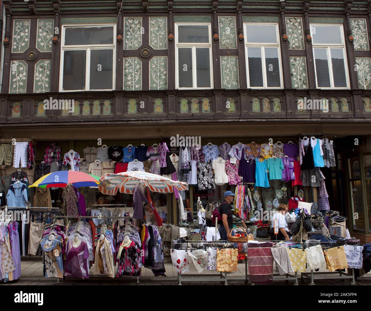 Blankenburg: Geschaeft in der Altstadt, Harz | usage worldwide Stock Photo