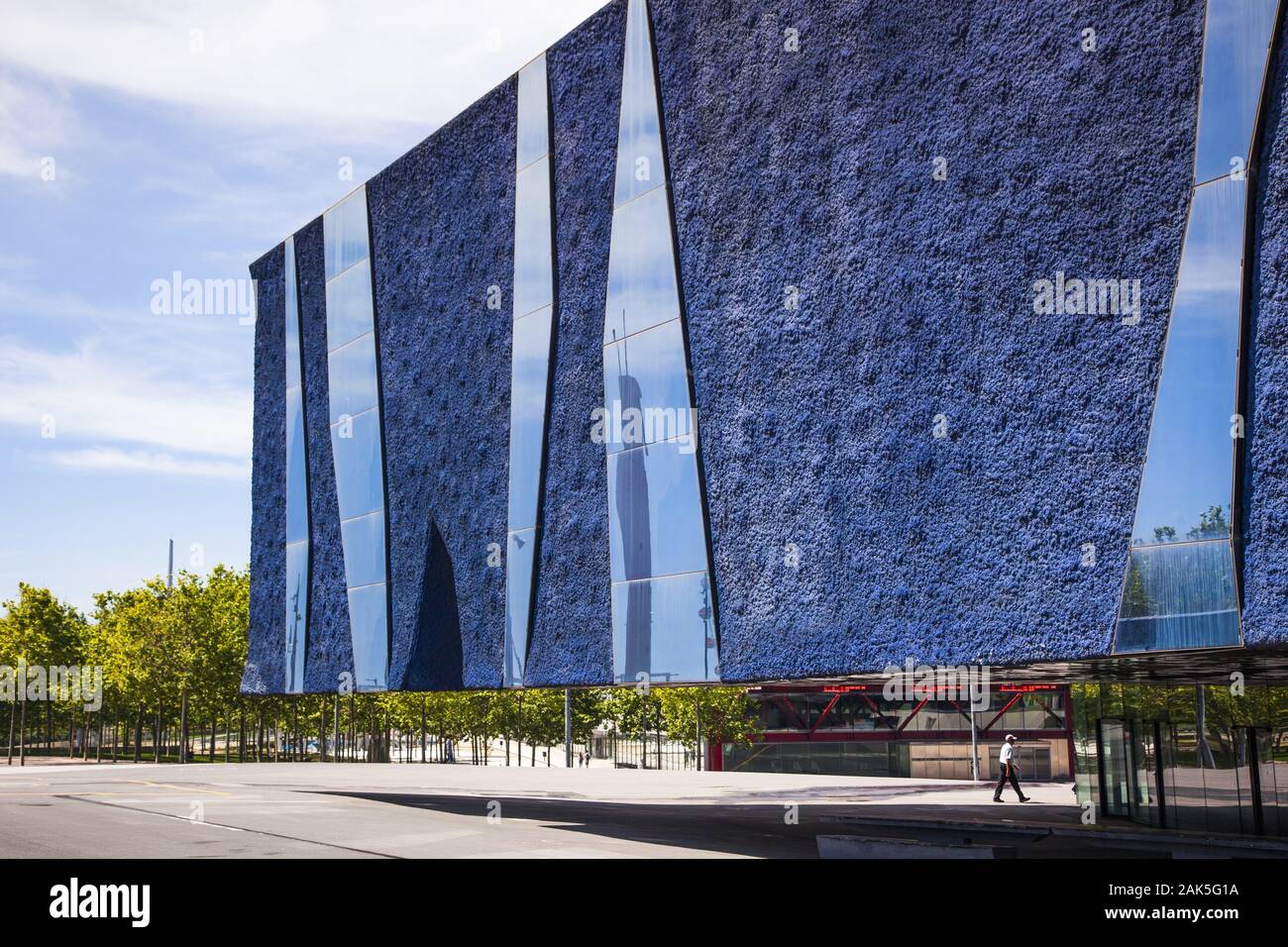Stadtteil Sant Marti: Naturwissenschaftliches Museum (Museu Blau) im Parque del Forum, Barcelona | usage worldwide Stock Photo