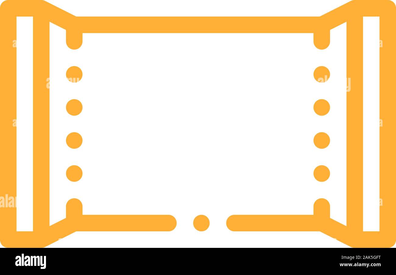 Blank Polymer Packaging Chocolate Bar Vector Icon Stock Vector