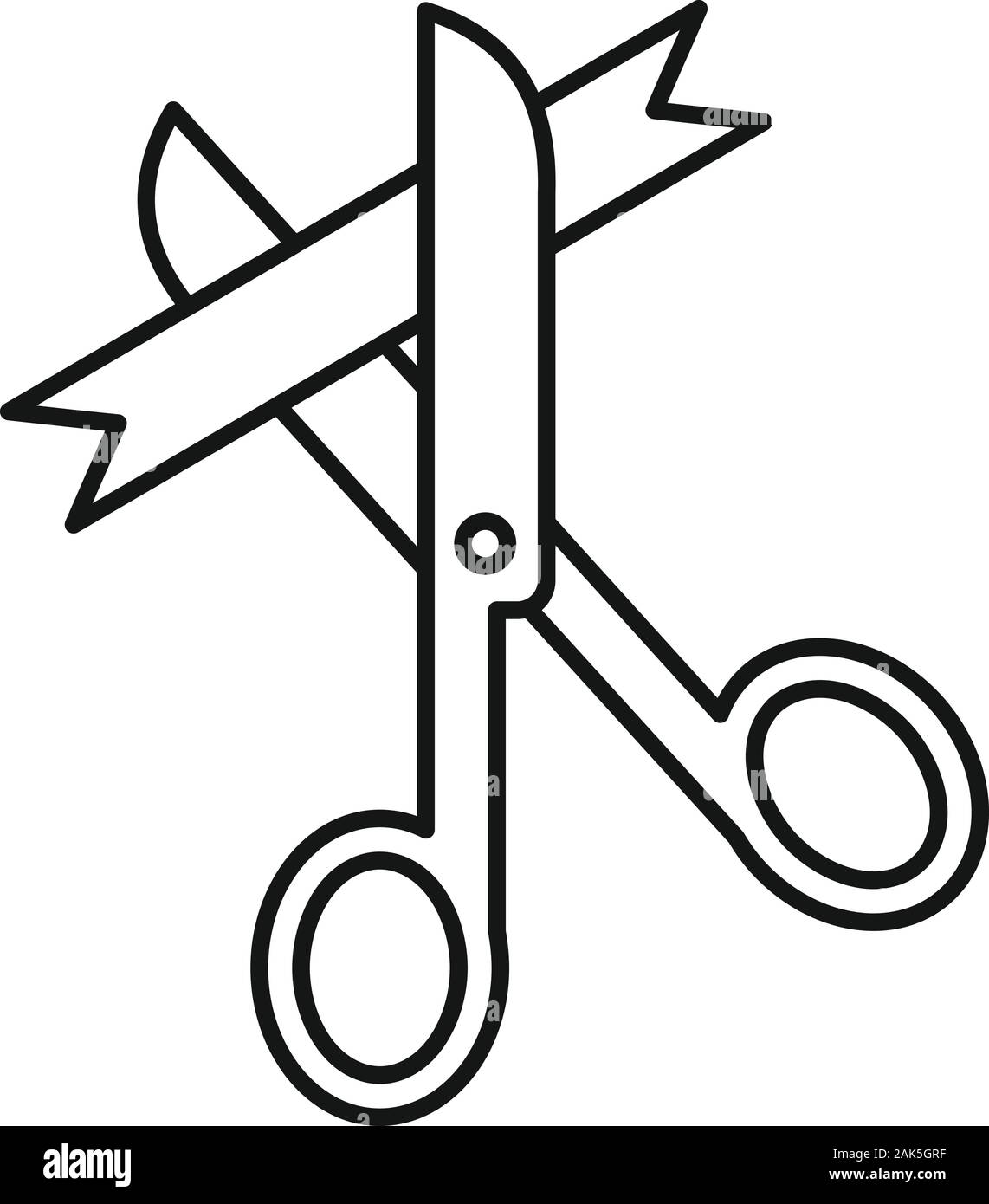Launch event icon. Outline launch event vector icon for web design isolated on white background Stock Vector