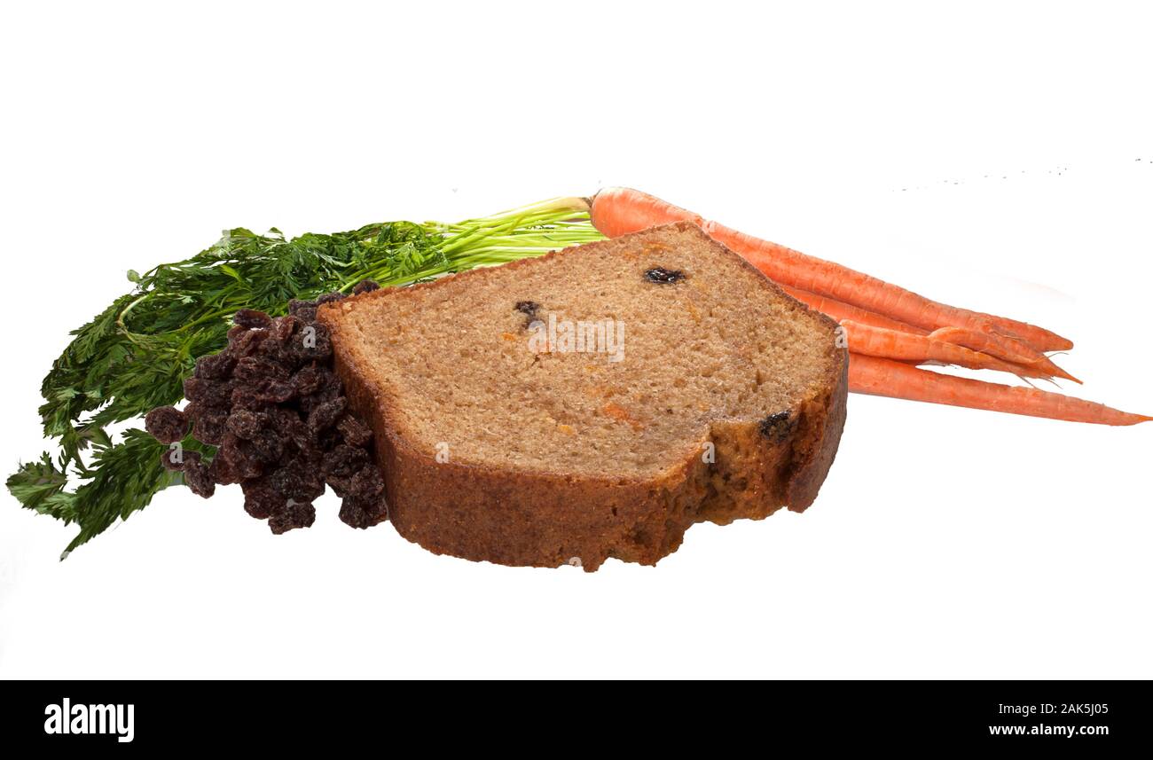 Carrot Pound Cake Stock Photo