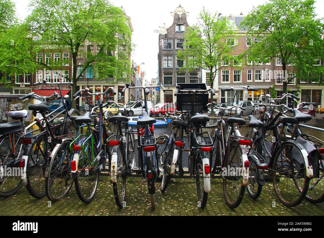 Bicycles in Amsterdam Stock Photo Alamy