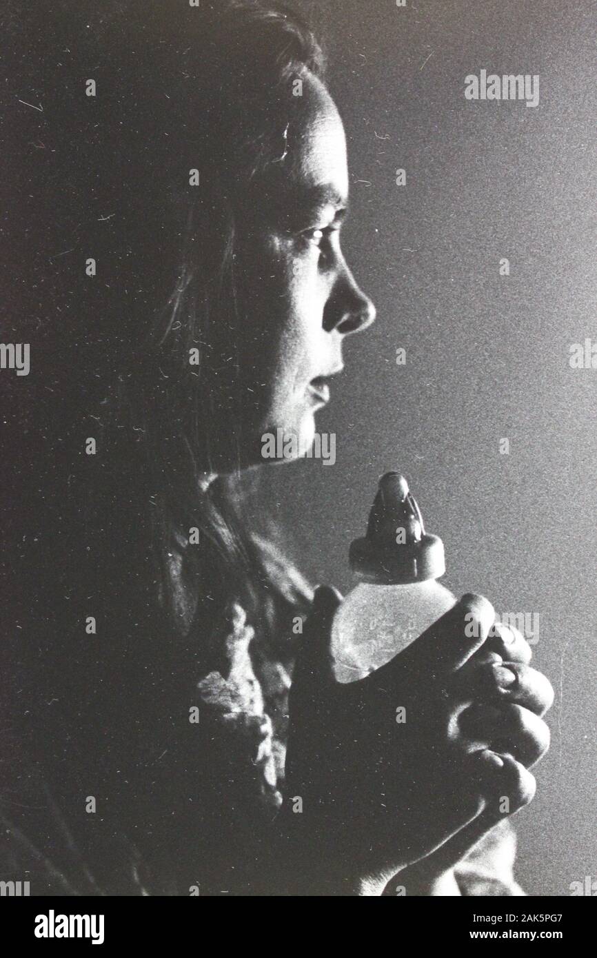 Fine 1970s black and white vintage photography of a beautiful woman ...
