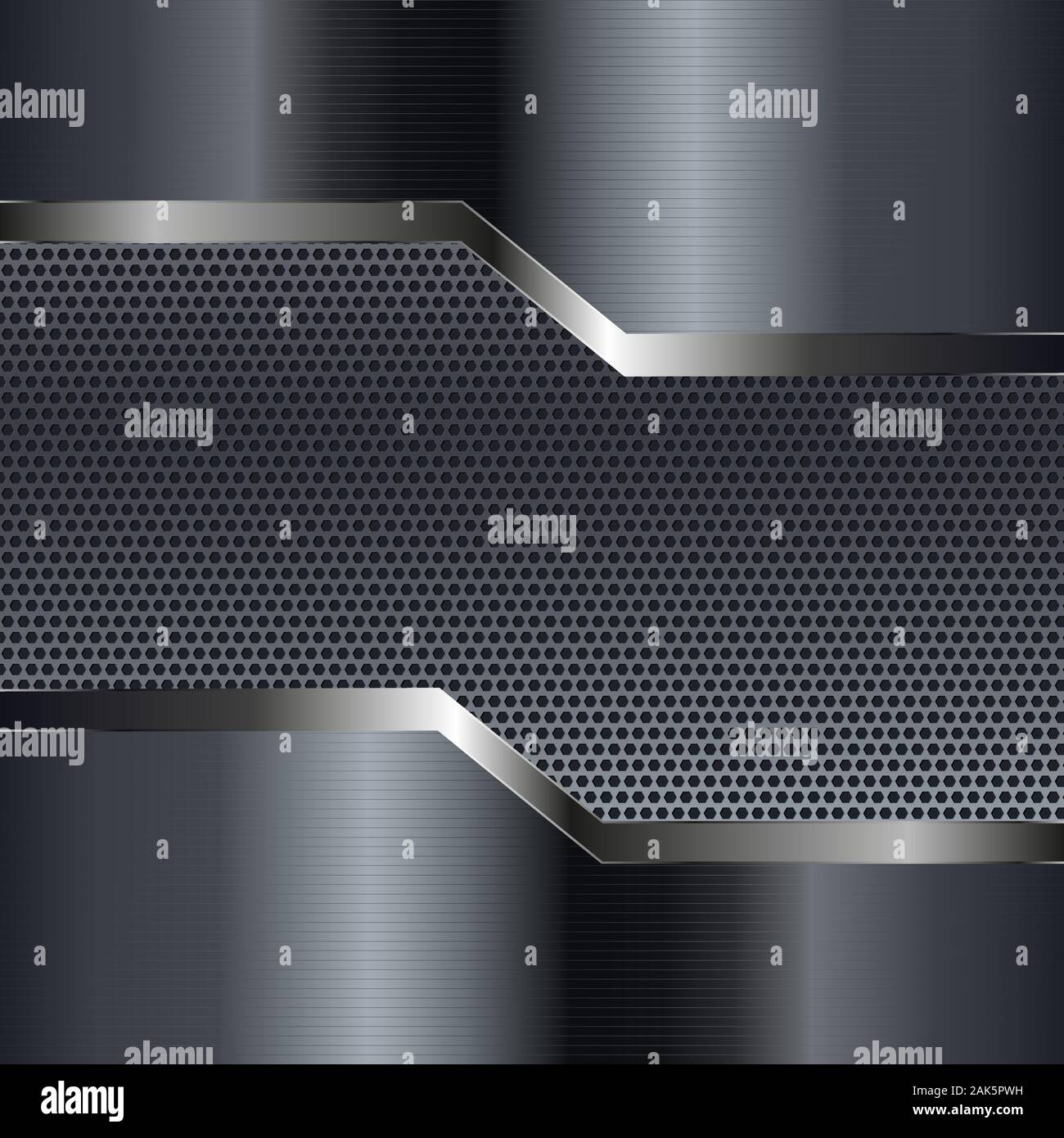 Metal perforated background with shiny plates Stock Vector Image & Art ...