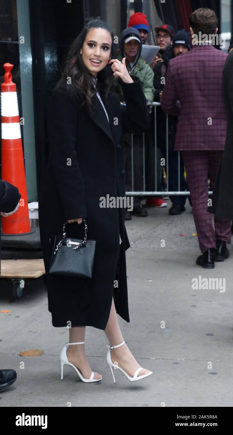 New York, NY, USA. 07th Jan, 2020. Emily Tosta at Good Morning America promoting the Freeform TV series Party of Five on January 07, 2020 in New York City. Credit: Rw/Media Punch/Alamy Live News Stock Photo