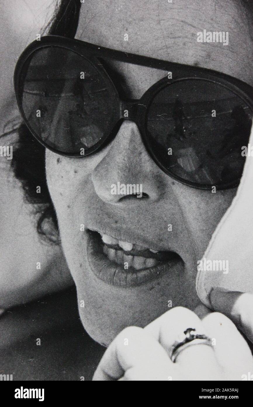 Fine 1970s black and white vintage photography of a thirtysomething ...