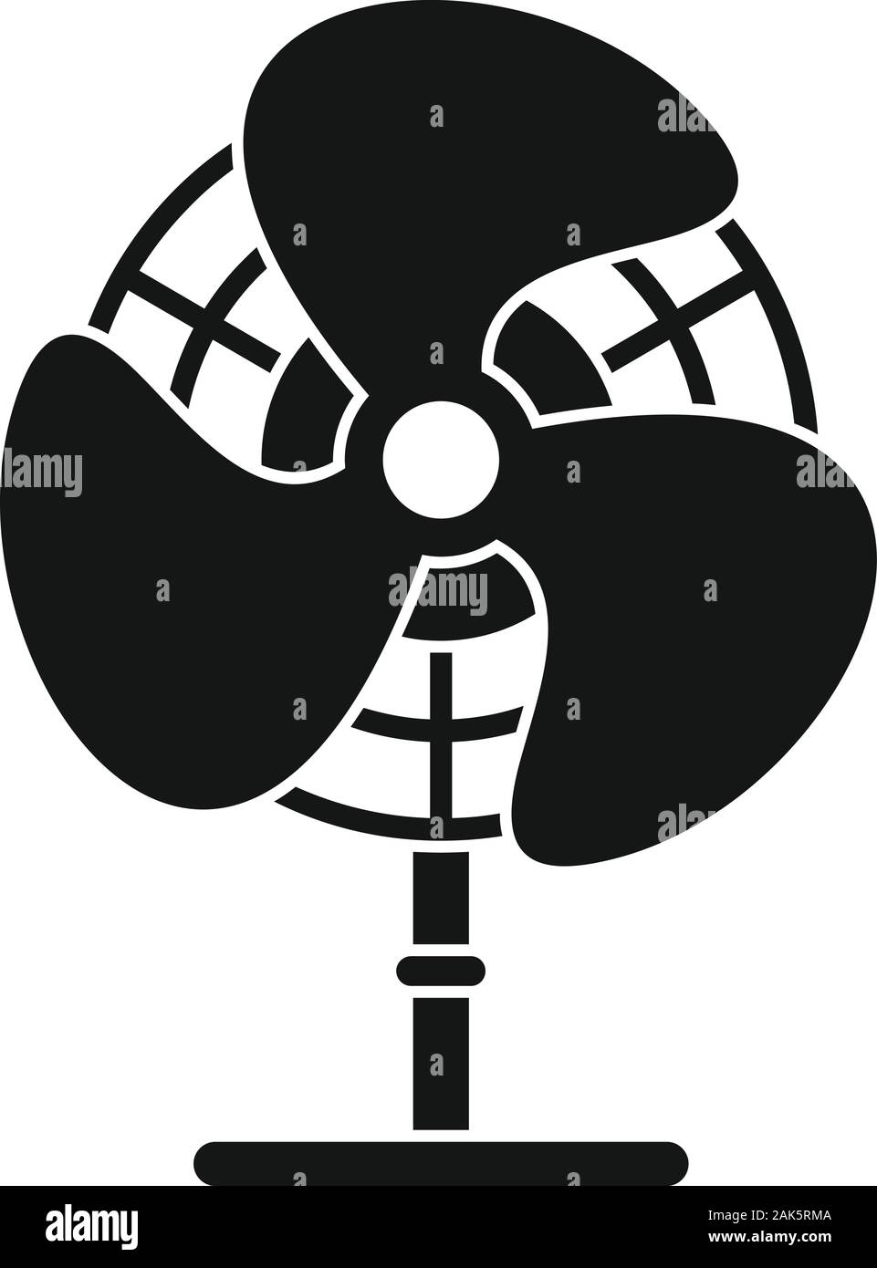 Home fan icon. Simple illustration of home fan vector icon for web ...