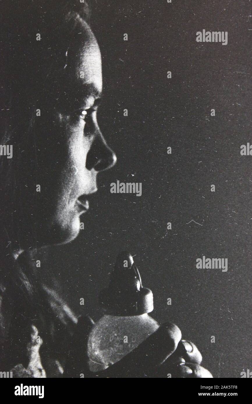 Fine 1970s black and white vintage photography of a beautiful woman ...