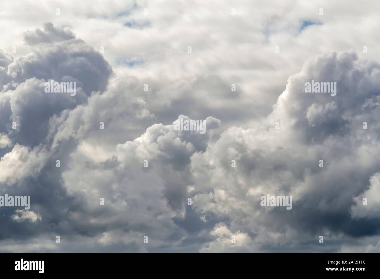 full frame stormy cloud scenery Stock Photo