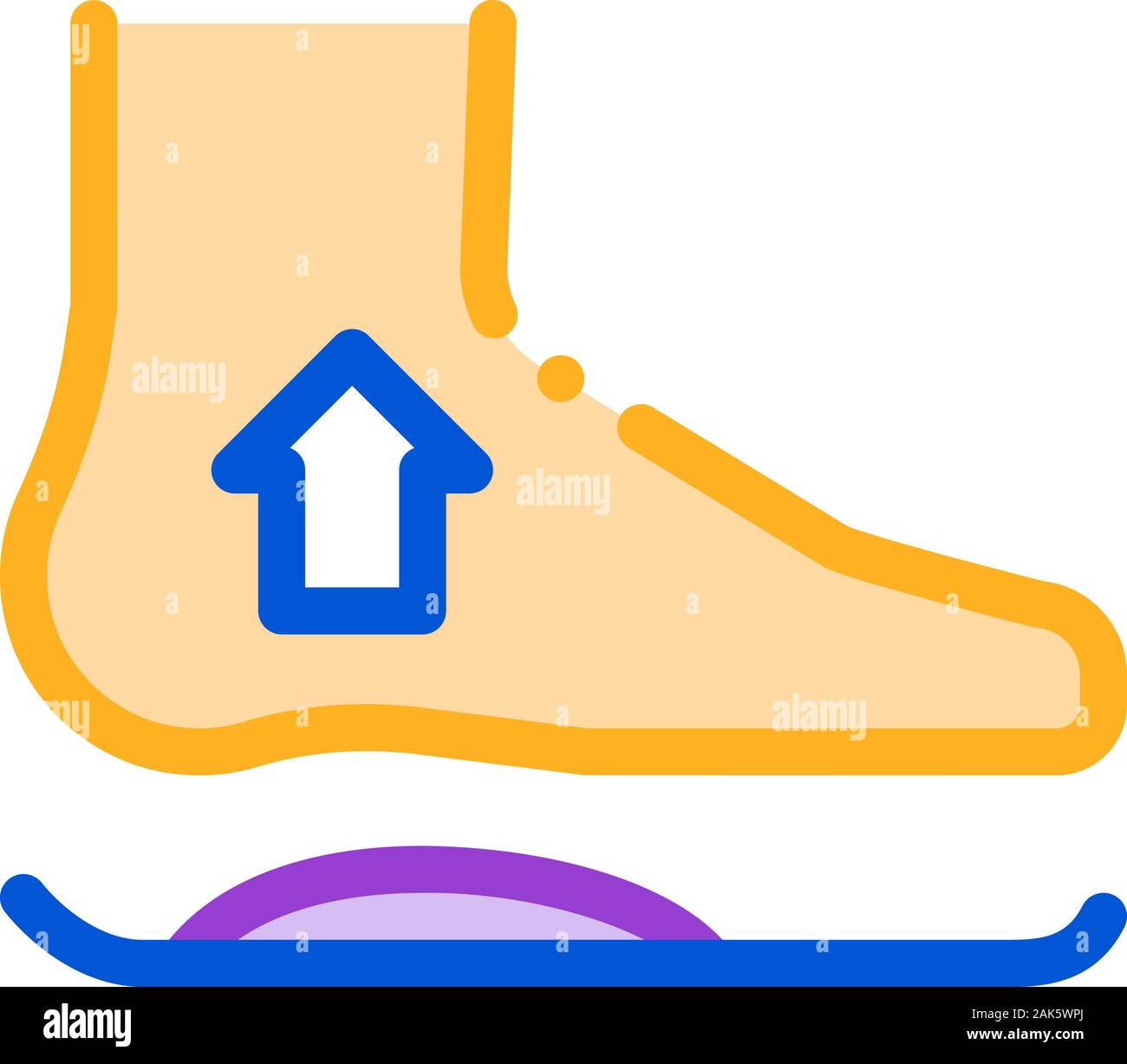 Medical Orthopedic Foot Equipment Vector Icon Stock Vector Image & Art ...