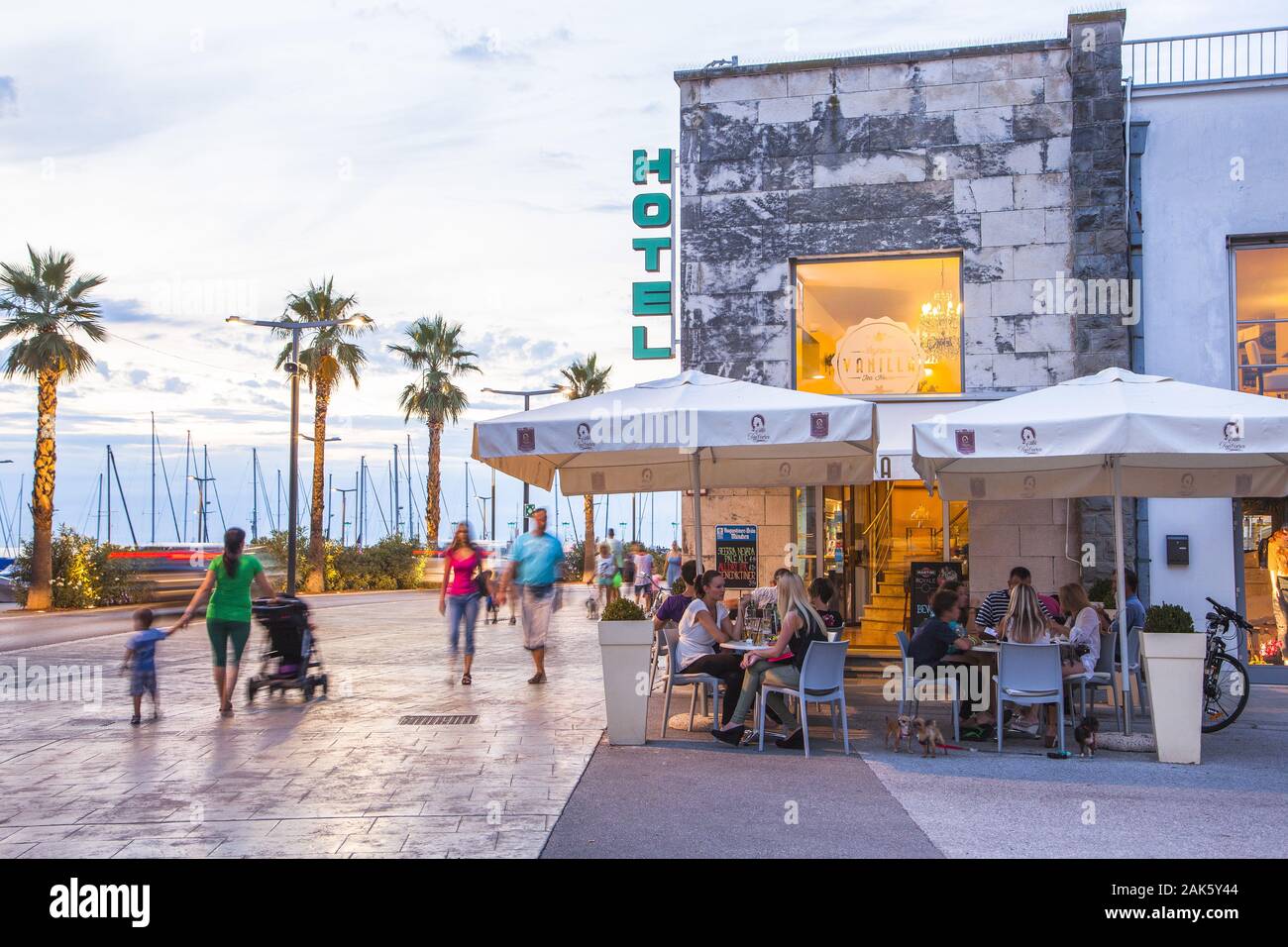 Koper: Hafenpromenade, Istrien | usage worldwide Stock Photo - Alamy