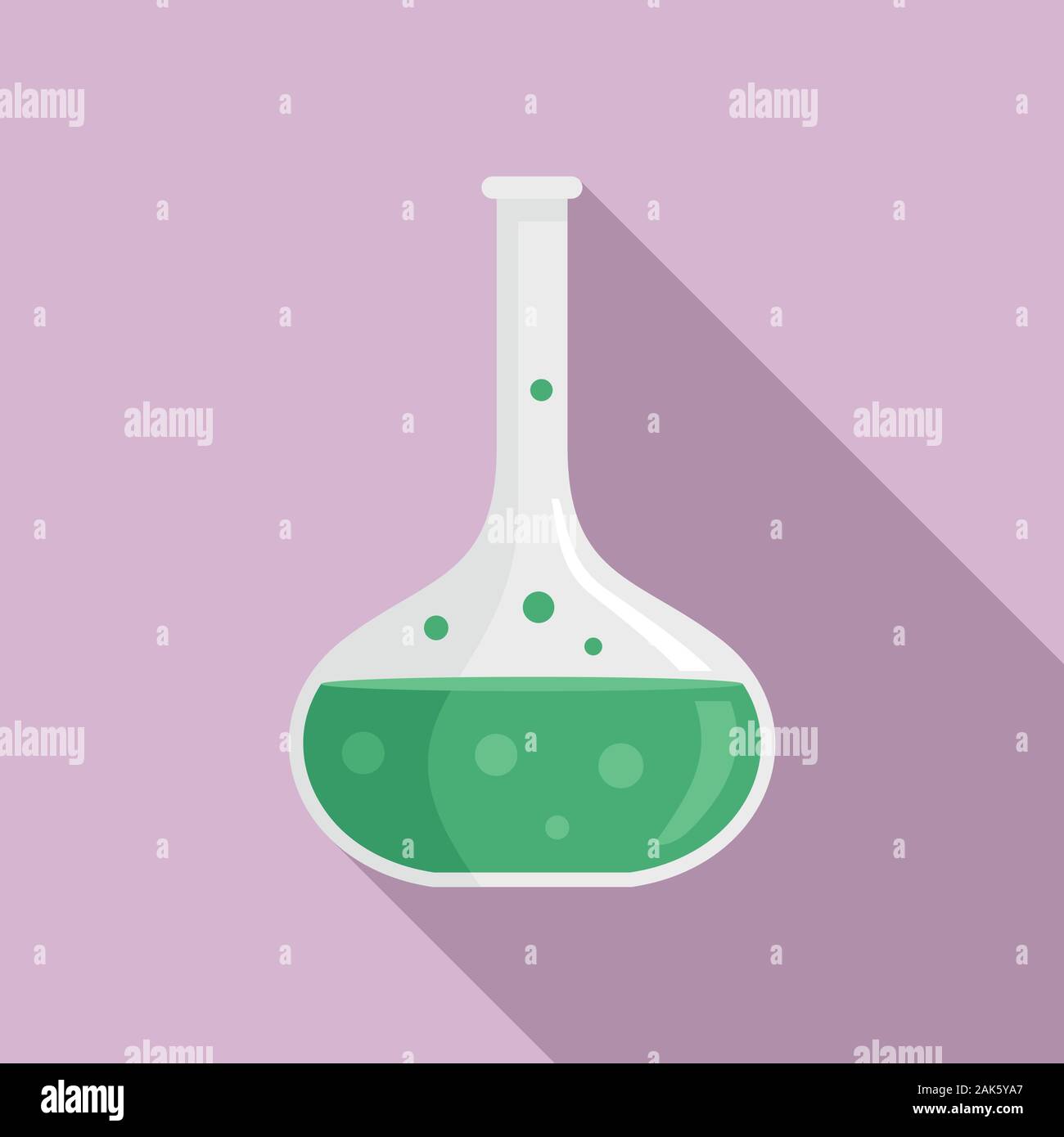 Laboratory bottle icon. Flat illustration of laboratory bottle vector ...