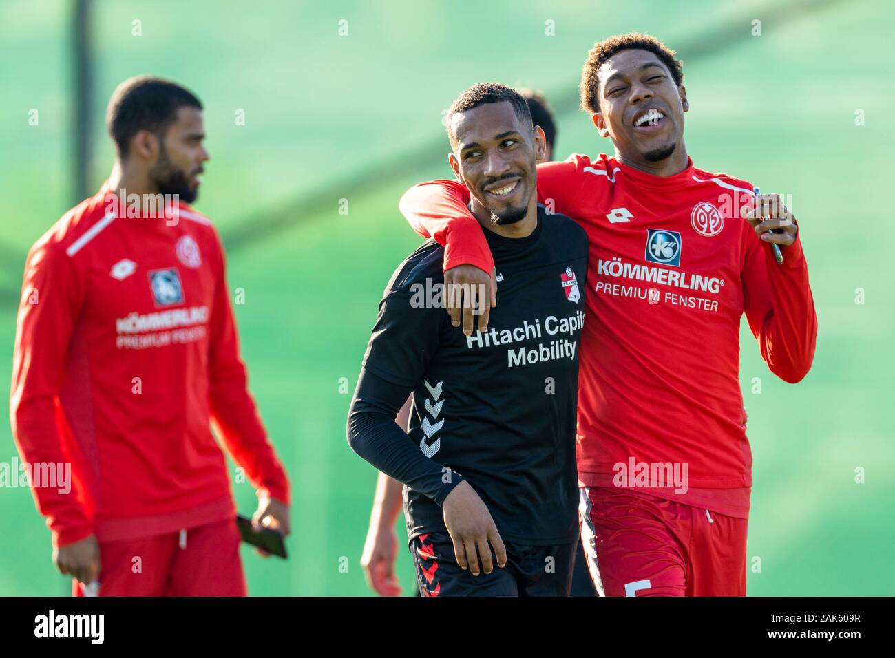 Estepona 07 01 2020 Football Dutch Eredivisie Season 2019 2020 Fc Emmen Player Michael Chacon L Fsv Mainz Player Jean Paul Boetius R During The Match Fsv Mainz 05 Vs Fc Emmen Stock Photo Alamy