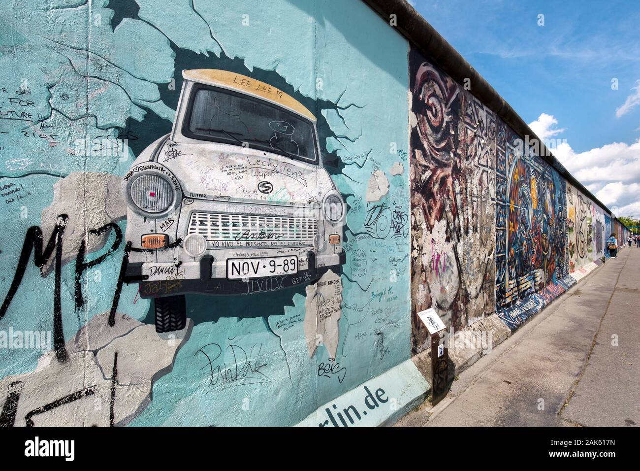 絵画 Berlin East Side Gallery Berlin: Karin Velmanns – Untitled