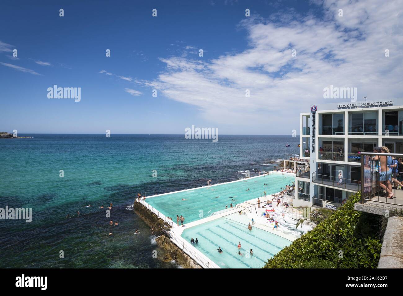 New South Wales: Sydney, Bondi Beach, Pool des Bondi Icebergs Swimming Clubs, Australien Osten | usage worldwide Stock Photo