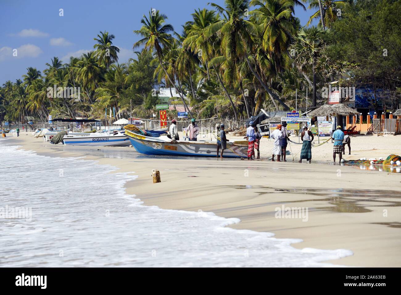 Trincomalee Strandszene Am Nilaveli Strand Sri Lanka Usage