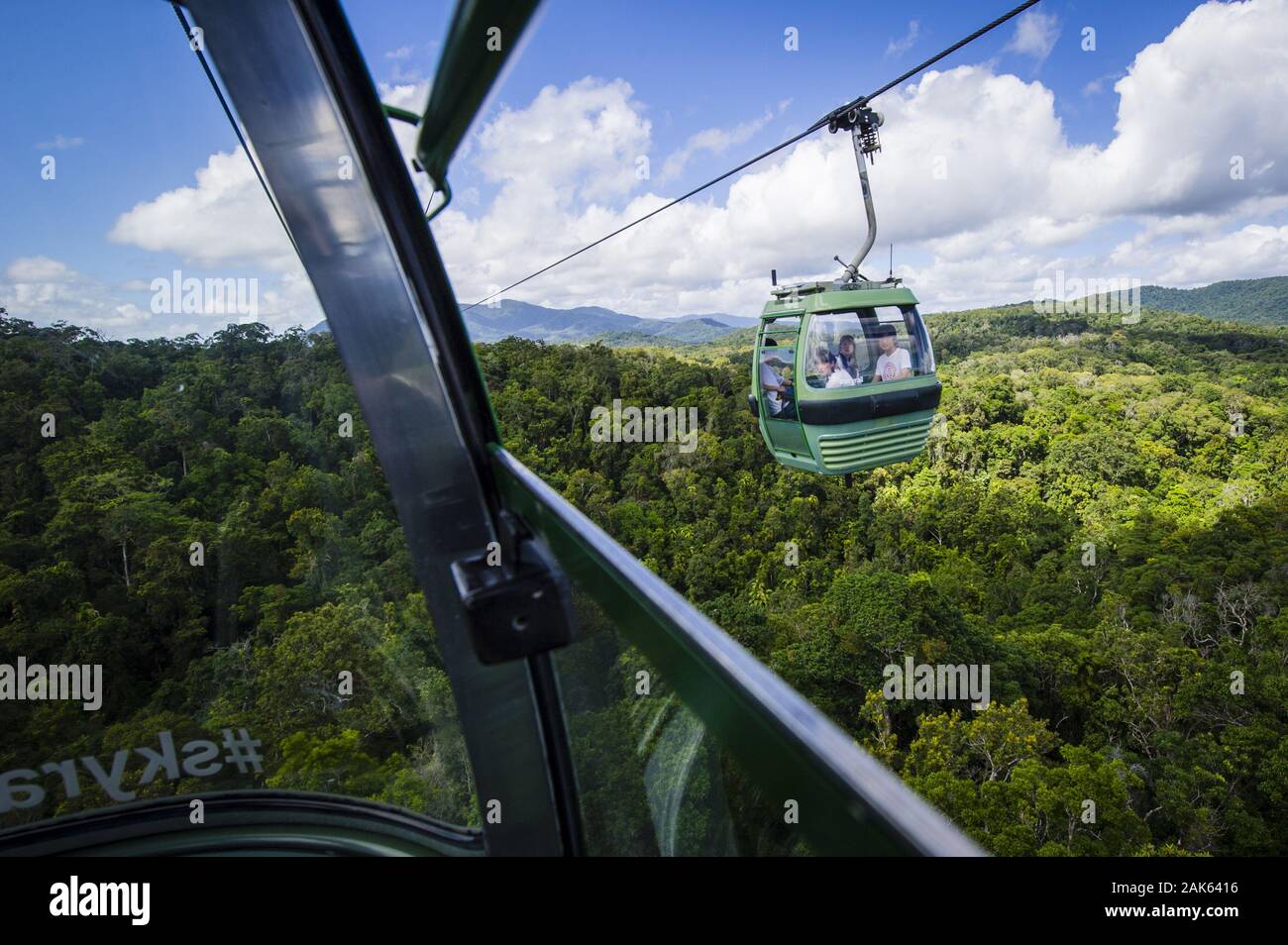 Queensland: Seilbahn ueber den Baron River von Cairns nach Kuranda ...