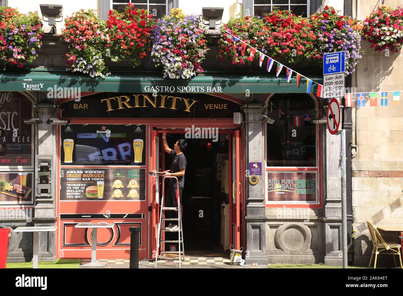 Dublin: 'Trinity Bar & Venue' in der Dame Street, Irland | usage worldwide Stock Photo