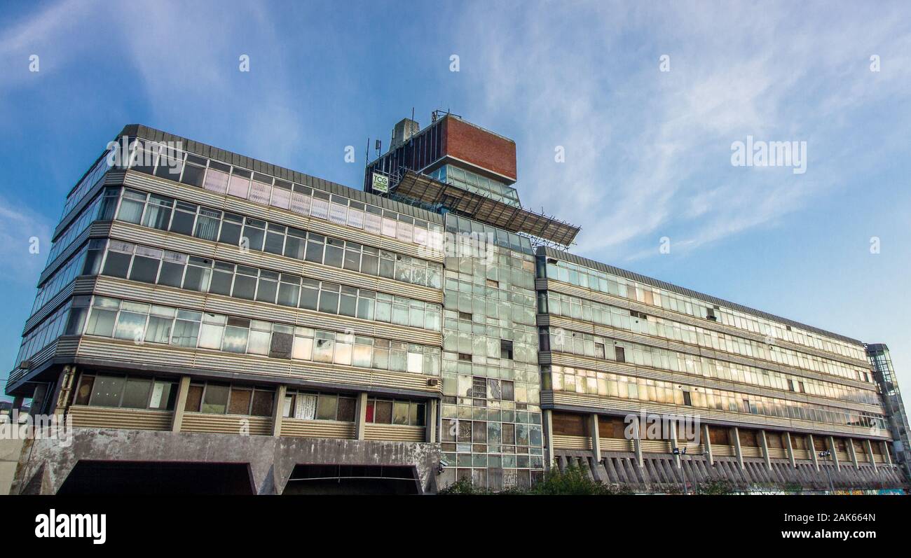 Abandoned Sovereign House, Norwich, UK Stock Photo