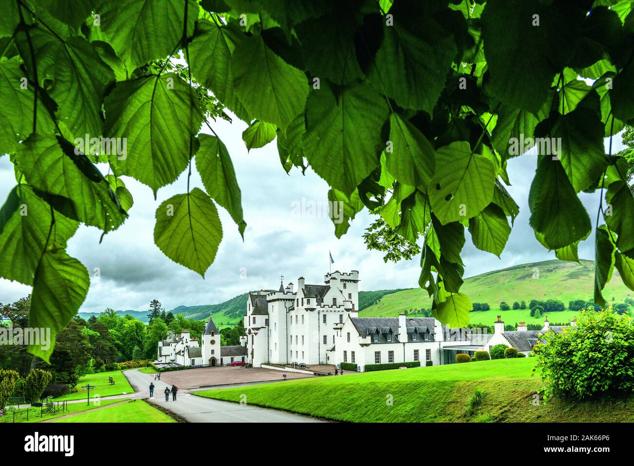 Blair Atholl Blair Castle Stammsitz Des Schottischen Clans Der Murray 