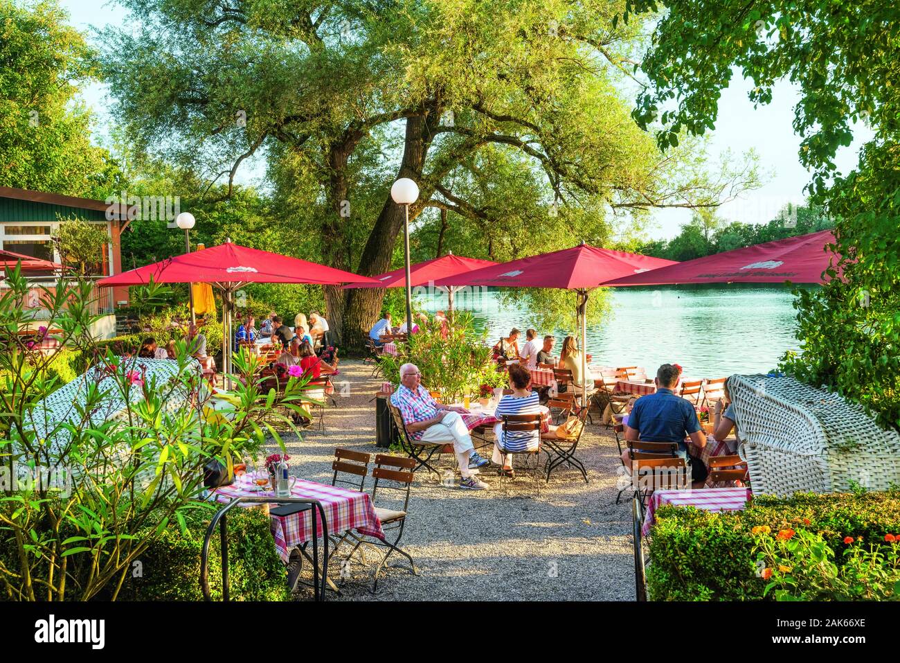Langwieder See Biergarten am Nordufer, Muenchen usage worldwide