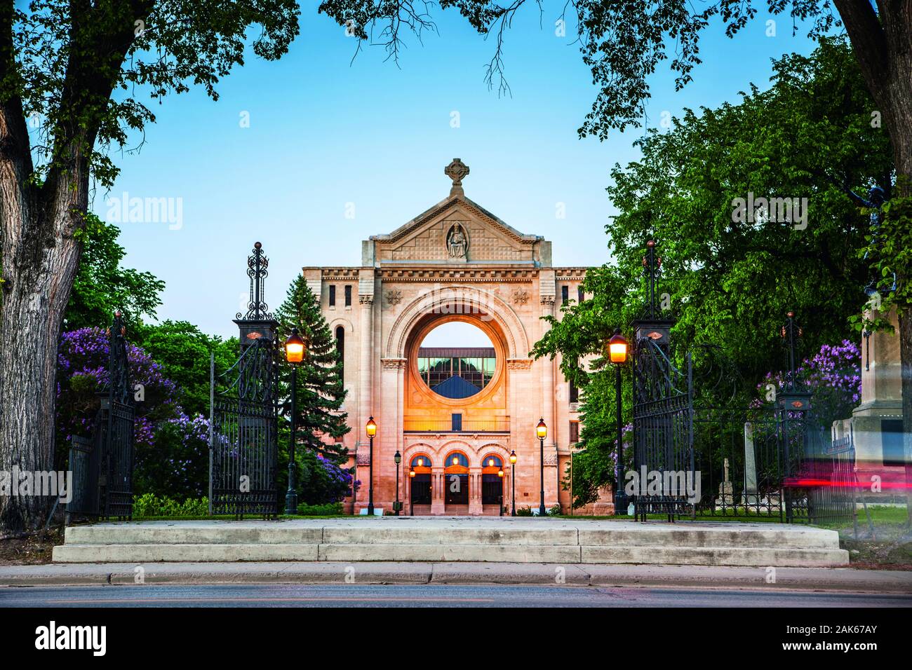 Manitoba Winnipeg, Old St. Boniface im French Quarter, Kanada Westen usage worldwide Stock