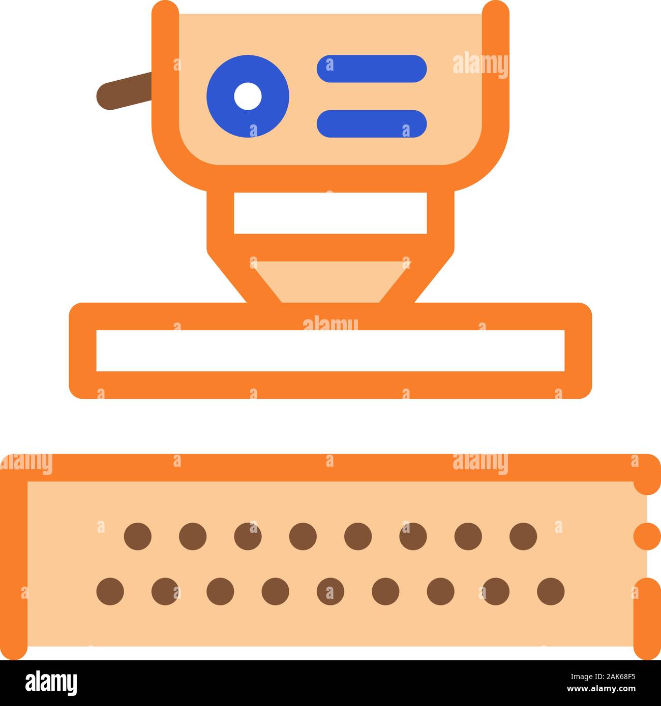 Industrial Tool Metallurgical Icon Vector Illustration Stock Vector