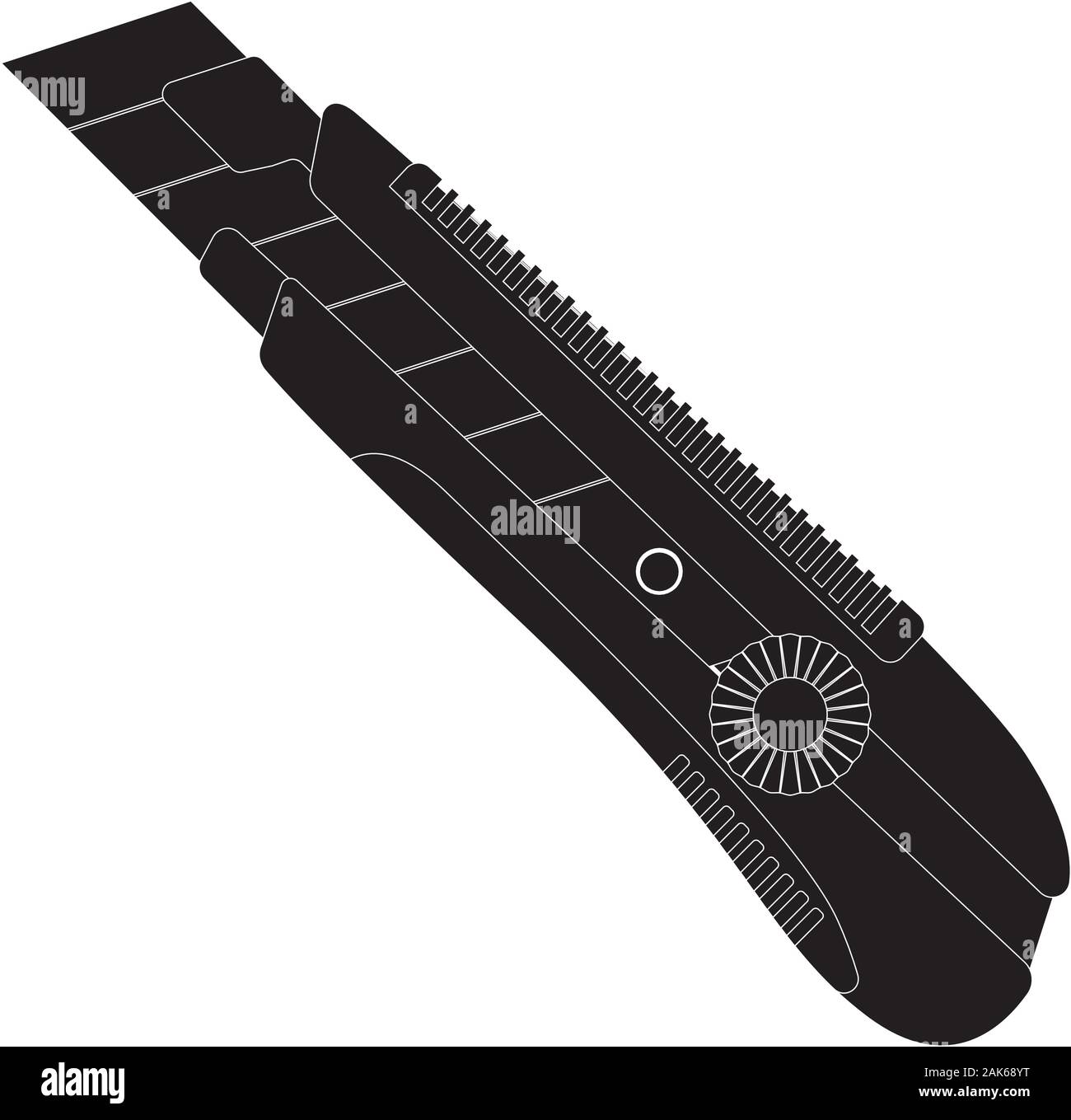 Cutting knife Stock Vector